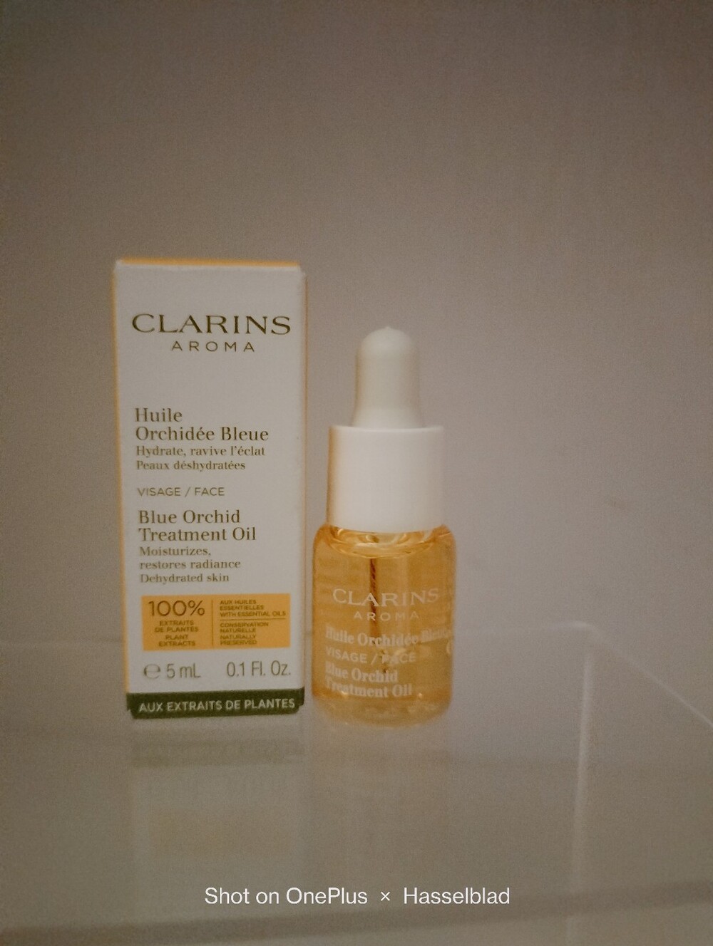 Travel Size : Clarins Blue Orchid  Treatment Oil 5 ml